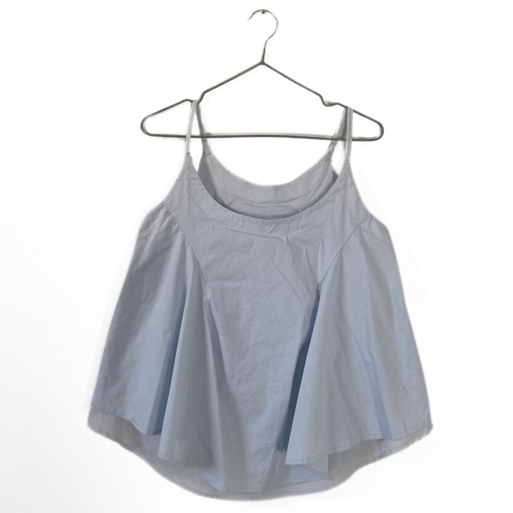 Kit and Ace Baby Blue Ruffle Layered Flowy Tank Top Size 4